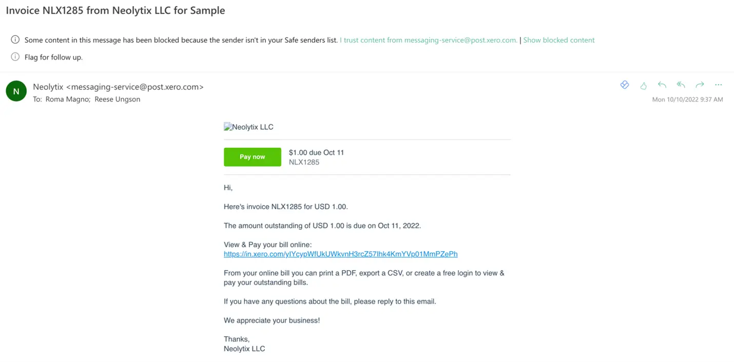 pay invoice,make a payment