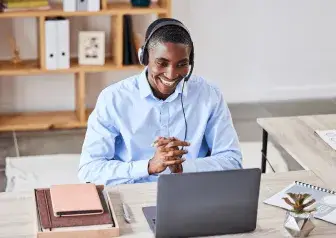 bilingual virtual assistant working