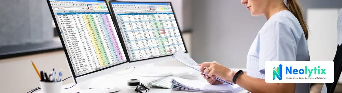 revenue cycle management, healthcare RCM, medical billing services, healthcare RCM services, RCM in healthcare, medical revenue cycle, medical billing and coding, healthcare billing solutions, medical claim processing, RCM trends 2025, future of RCM, healthcare finance trends, AI in RCM, AI healthcare billing, AI denial management, blockchain healthcare RCM, blockchain medical billing, automated denials, AI-powered algorithms, robotic process automation healthcare, cloud-based RCM, digital billing solutions, advanced analytics RCM, RCM technology, predictive analytics healthcare, patient-centric billing, patient financial experience, value-based care models, fee-for-service transition, EMR adoption challenges, financial planning RCM, telehealth integration RCM, virtual care billing, remote patient monitoring billing, payer management, contract compliance RCM, regulatory compliance healthcare, HIPAA compliance RCM, No Surprises Act RCM, CMS updates RCM, cybersecurity healthcare RCM, data security healthcare, ransomware healthcare, fraud prevention RCM, outsourced RCM, RCM outsourcing benefits, denial prevention, claims denial management, reduce denials, improve clean claims, revenue leakage, underpayments, cost estimates healthcare, flexible payment options healthcare, streamlined billing, faster collections, revenue optimization, administrative burdens healthcare, Neolytix RCM, Neolytix healthcare billing, Neolytix medical billing and coding, how RCM is evolving 2025, 2025 healthcare RCM trends, key RCM trends 2025, transforming medical billing 2025, AI impact on RCM, blockchain impact on healthcare revenue, patient experience billing healthcare, telehealth billing best practices, why outsource RCM, benefits of RCM outsourcing healthcare, future of medical claims, modern revenue cycle management, healthcare financial sustainability